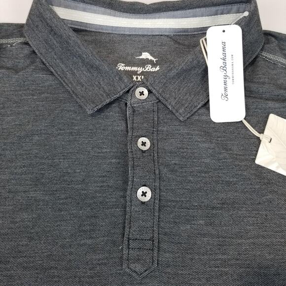 Tommy Bahama Polo Shirt Mens XXL Coasta Vera LS Performance Stretch ST227318 - Picture 1 of 12